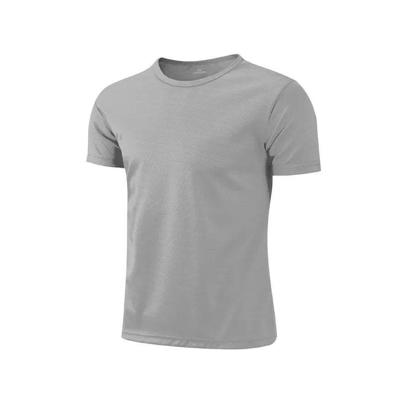 Summer Casual White Quick-Dry T-Shirt