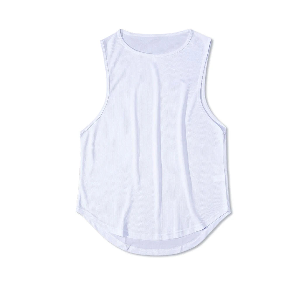 Quick-Dry Sleeveless Sports T-Shirt