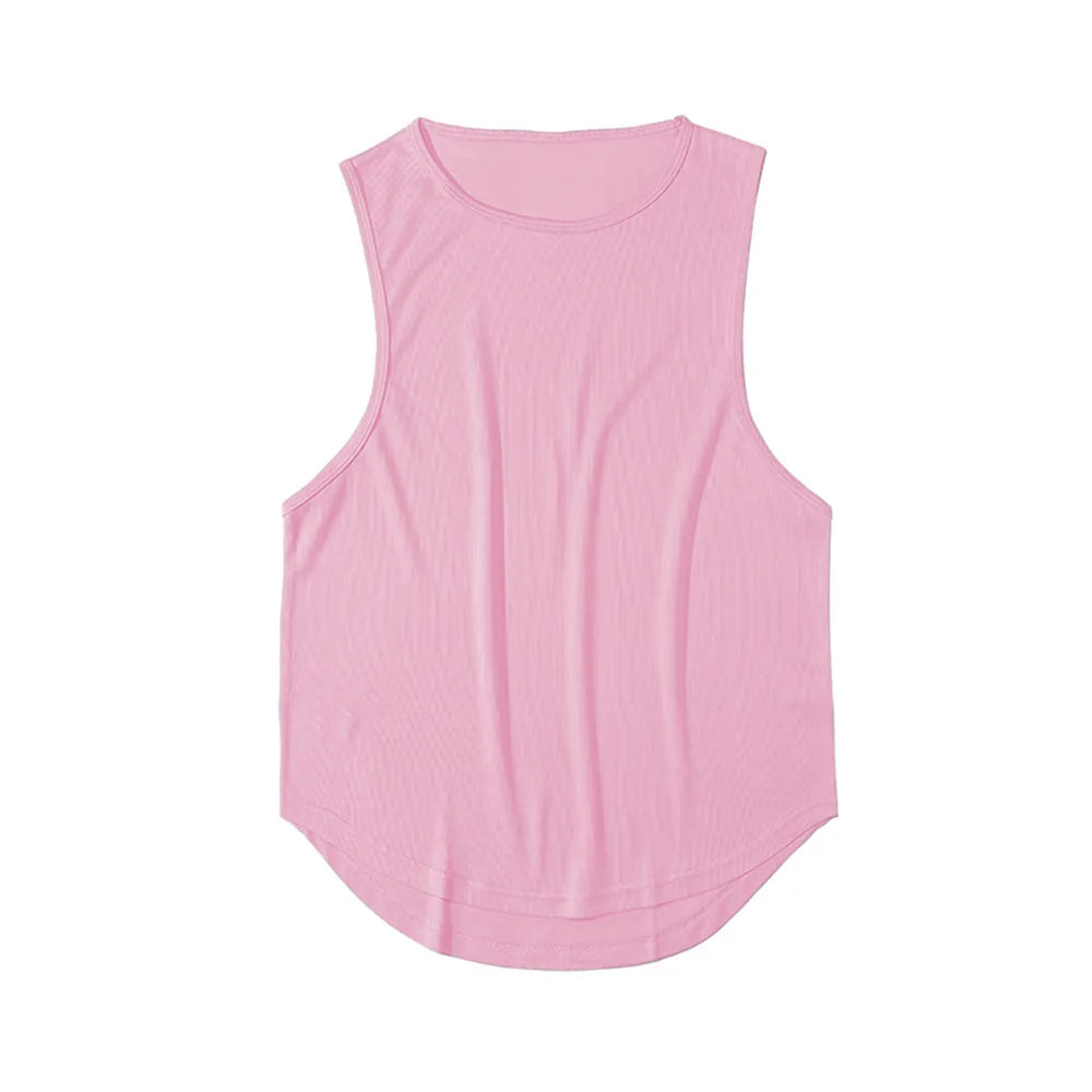 Quick-Dry Sleeveless Sports T-Shirt