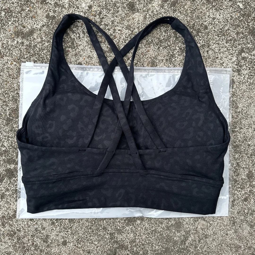 Solid Color Fitness Sports Bra