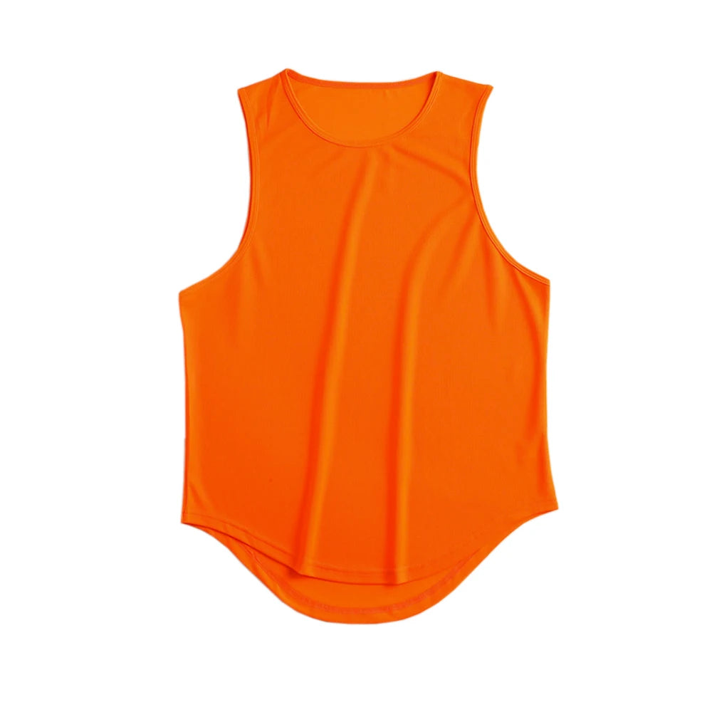 Quick-Dry Sleeveless Sports T-Shirt