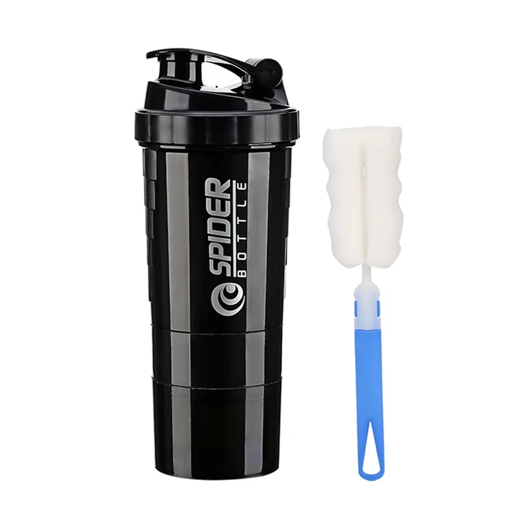 3-Layer Protein Shaker Bottle