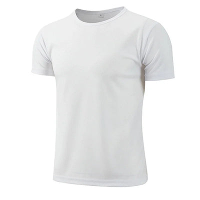 Summer Casual White Quick-Dry T-Shirt